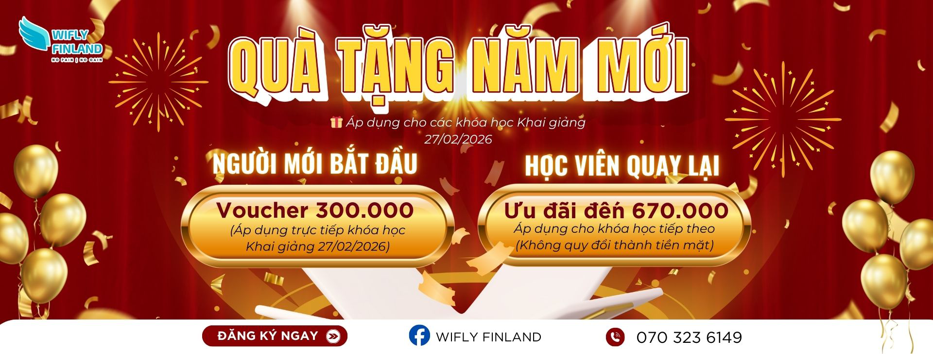 ƯU Đ&Atilde;I KH&Oacute;A HỌC TIẾNG PHẦN LAN ĐẦU NĂM 2026