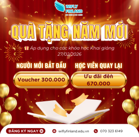 Ưu Đ&atilde;i Chương Tr&igrave;nh Bồi Dưỡng Tiếng Phần Lan Đầu Năm 2026 