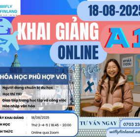 Khóa học tiếng Phần A1 online khai giảng 18/08/2025 