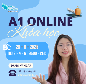 Kh&oacute;a A1 học tiếng Phần Lan online khai giảng 26/11/2025 