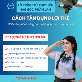 LỘ TRÌNH TỪ THPT LÊN ĐẠI HỌC PHẦN LAN: CÁCH TẬN DỤNG LỢI THẾ 